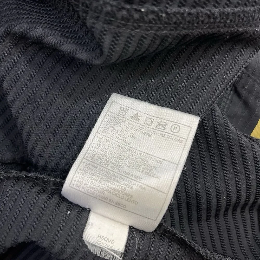 Nike Sphere Dry Jacket Black w/Gold Full Zip Textured Women's L (12/14)